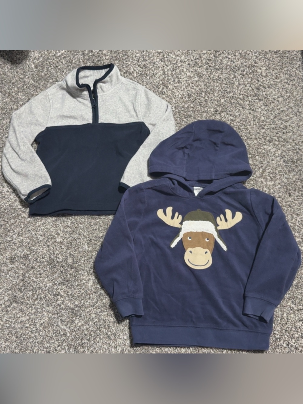 Boys 4t fleece top set
